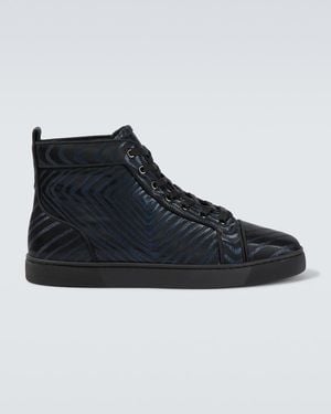 Christian Louboutin Louis High-Top Trainers - Black