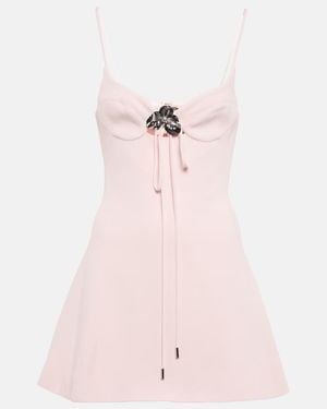 David Koma Embellished Minidress - Pink