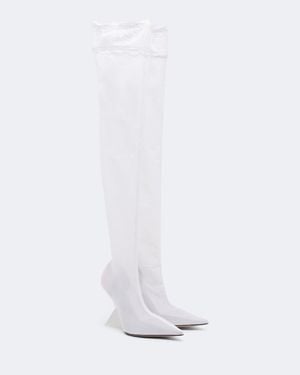 The Attico Stivali Over-The-Knee Cheope - Bianco