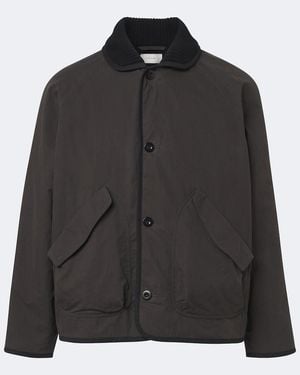 The Row Tobias Cotton-Blend Jacket - Black