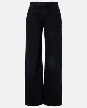 The Row Eglitta Low-Rise Wide-Leg Jeans - Blue