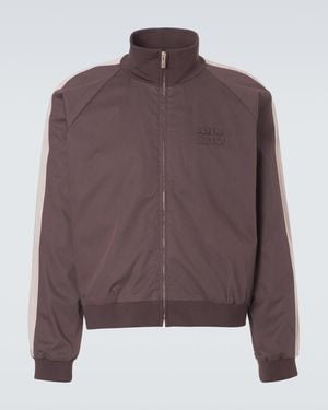 Miu Miu Cotton Twill Jacket - Purple