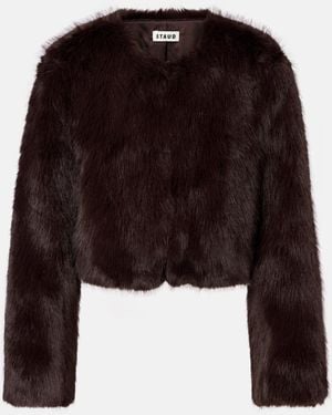 STAUD Casimira Cropped Jacket - Black