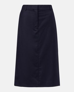 Stella McCartney Wool Pencil Skirt - Blue