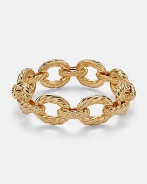 David Yurman Sculpted Cable 18Kt Bracelet - Metallic