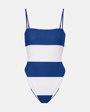 SAME Stripe Swimsuit - Blue