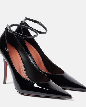 AMINA MUADDI Anok 105 Patent Leather Court Shoes - Black
