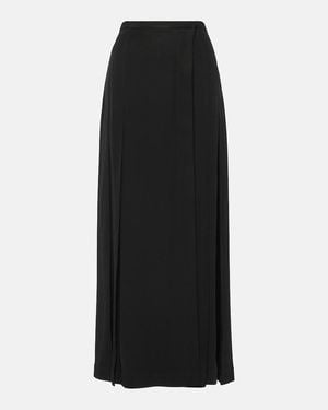 TOTEME Wrap Crepe Maxi Skirt - Black