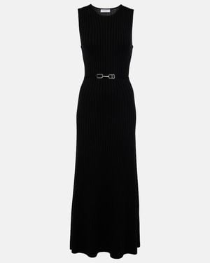 Gabriela Hearst Meier Wool And Cashmere Maxi Dress - Black