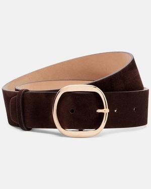 Gabriela Hearst Elster Suede Belt - Brown