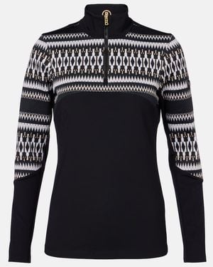 Bogner Jelissa Jacquard Ski Top - Black