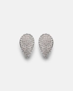 Suzanne Kalan Ohrringe Aus 18Kt Weissgold Mit Diamanten - Weiß