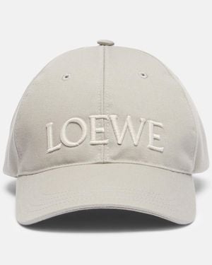 Loewe Cotton Baseball Cap - White