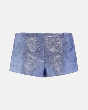 Tom Ford Iridescent Sable Shorts - Blue