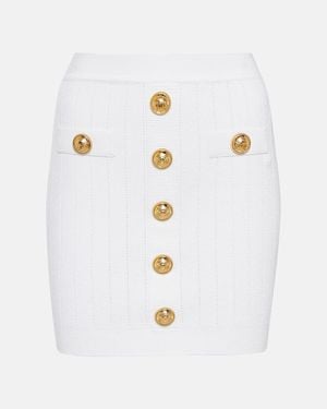 Balmain Short Skirts - White