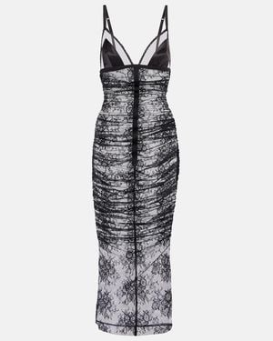Dolce & Gabbana Lace Slip Dress - Black