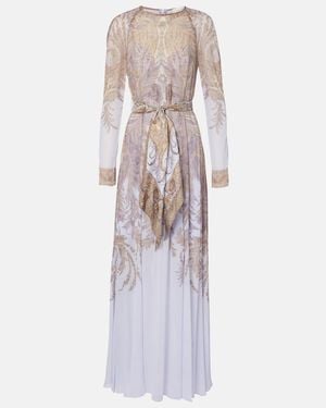 Zimmermann Hypnotic Belted Paisley Maxi Dress - Multicolour