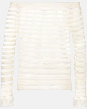 Tom Ford Off-Shoulder Top - Natur