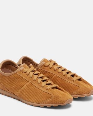 Jacquemus Tennis Suede Sneakers - Brown