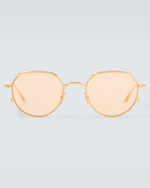 Jacques Marie Mage Runde Sonnenbrille Hartana - Braun