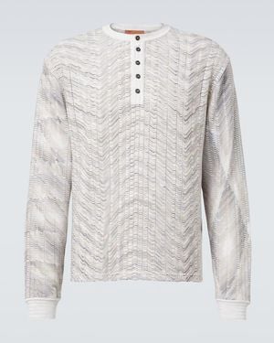 Missoni Pullover Aus Einem Baumwollgemisch - Grau