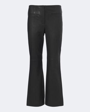 Proenza Schouler Label Hose Isadora Aus Leder - Grau