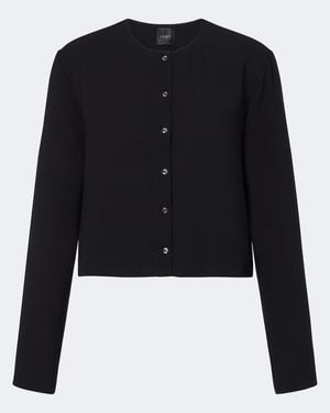 Leset Ari Cropped Cardigan - Black