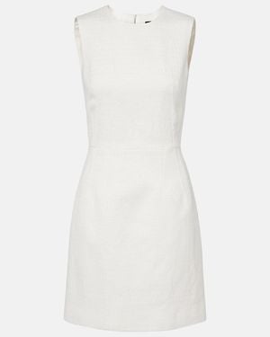 Dolce & Gabbana Cotton-Blend Minidress - White