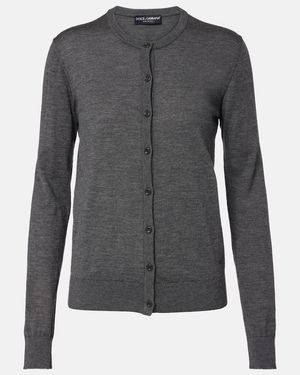 Dolce & Gabbana Cashmere Cardigan - Grey