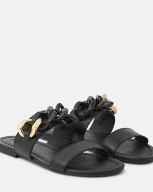See By Chloé Lynette Leather Sandals - Black