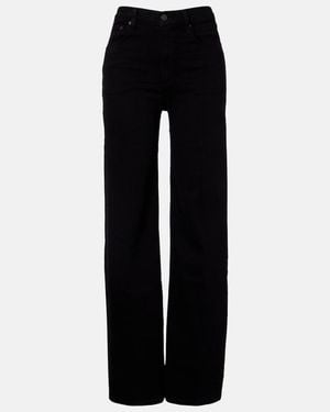Citizens of Humanity Lyra High-Rise Wide-Leg Jeans - Black