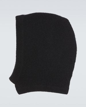 Rick Owens Alpaca And Wool-Blend Hood - Black