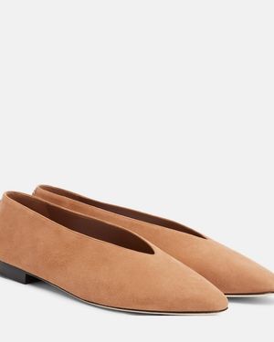 Jimmy Choo Ballerinas Margot Aus Veloursleder - Braun