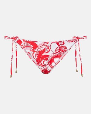 Melissa Odabash Adelaide Floral Bikini Bottoms - Pink
