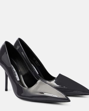 Acne Studios Patent Leather Court Shoes - Black