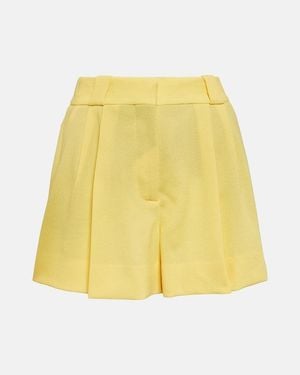 Blazé Milano Selle Virgin Wool Shorts - Yellow