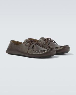 Loewe Segelschuhe Rambla Aus Leder - Braun