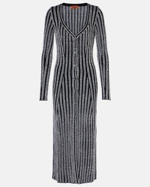 Missoni Lame Midi Dress - Gray