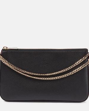 Christian Louboutin Loubila Leather Clutch - Black