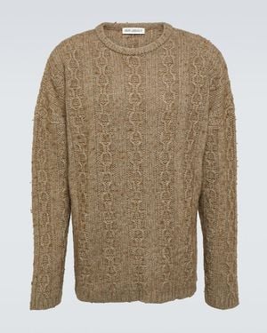 Our Legacy Aran Wool-Blend Jumper - Natural