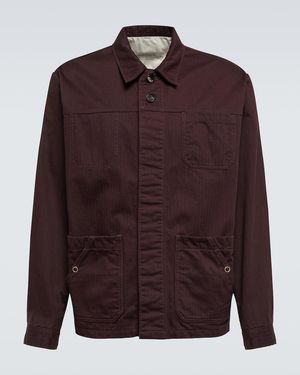 Undercover Cotton Overshirt - Purple