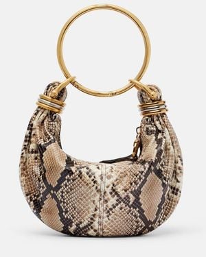 Chloé Bracelet Small Leather Top-Handle Bag - Metallic