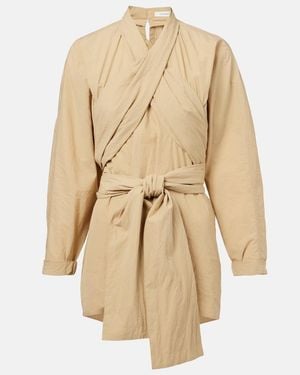 Lemaire Belted Cotton Top - Natural