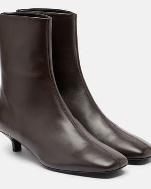 TOTEME Stiefel Aus Leder - Schwarz