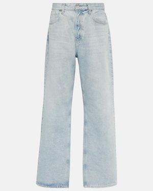 AG Jeans X Emrata Clove Mid-Rise Jeans - Blue