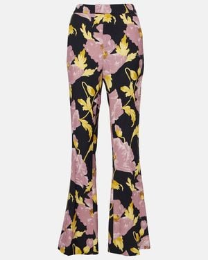 La DoubleJ Saturday Night Printed Bootcut Pants - Multicolor