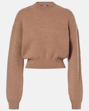 Jacquemus Pullover Aus Einem Alpakawollgemisch - Braun