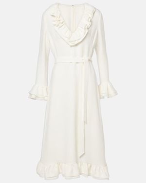 Valentino Cady Couture Midi Dress - White