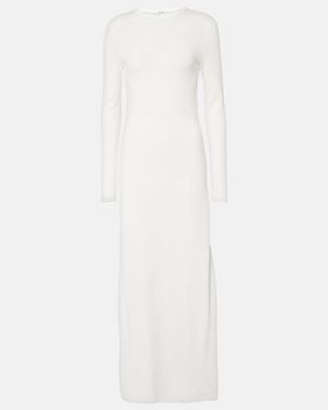 FFORME Scudder Knitted Maxi Dress - White