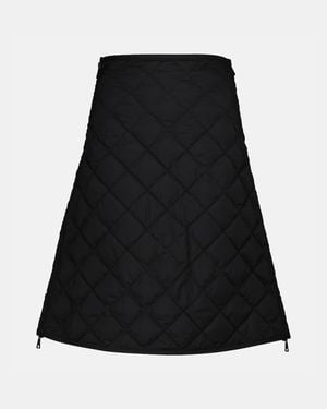 Moncler Quilted High-Rise Down Skirt - Black
